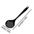thumbnail image 4 of Slotted Spoon Heatproof, Silicone Skimmer Strainer Slotted Spoon for Cooking, Non Stick Scoop Ladle with Ergonomic Handle for Filtering Vegetables and Pasta, Kitchen Utensil for Straining, 4 of 7