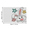 Kitchen Supplies Table Mats 6 Happy Easter Placemats Truck Hop Bunny