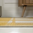 thumbnail image 6 of JONATHAN Y TUSCAN SUN 3 x 5 Area Rug, Sabine Traditional Farmhouse Bold Gingham - Yellow/Cream, TSN203C-3, 6 of 8