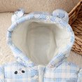 thumbnail image 4 of Enyan Baby Winter Puffer Jacket Toddler Boys Girls Bear Ears Hooded Zipper Up Outerwear Coats, 4 of 8