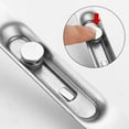 thumbnail image 3 of Ana 2 Pack 4 Inch Door Flush Bolt Stainless Steel Security Door Guard Concealed Latch For Home Room Silver Furniture Hardware Parts Home Decor, 3 of 9