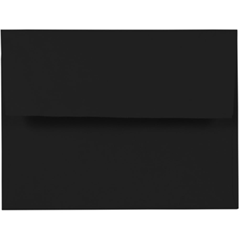JAM Paper & Envelope A2 Envelopes, 4 3/8 x 5 3/4, Black, 50 per Pack