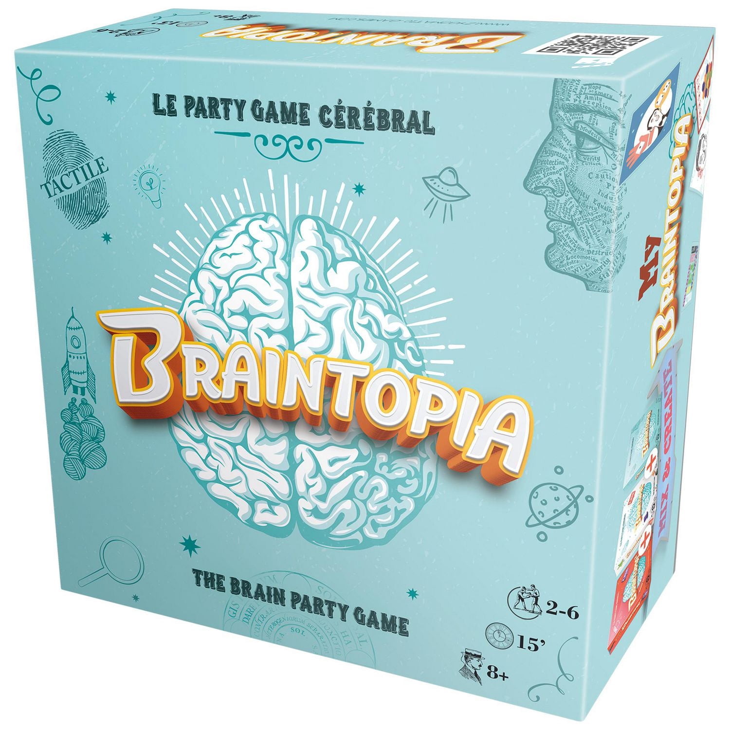 Zygomatic - Cortex Challenge - Multilingue - français & anglais Inclus - Défi Intellectuel 10 Secondes - Facile à Apprendre - Amusant et Rapide - Âges 8+ - 2 à 6 Joueurs - 15 Minutes de Temps de Jeu