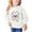 White, variant on Odeerbi Kids Girls Crewneck Sweatshirts Pullover Sweatshirts Children's Fall Winter Sweatshirt Heart Print Long Sleeve Sweater Top Black