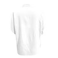 thumbnail image 6 of Ruyang T-Shirts for Women, Summer Tops Women's Solid Color V Neck Off The Shoulder Loose Chiffon T Top Shirts with Long Sleeves for Women, 6 of 7