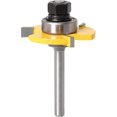 thumbnail image 4 of 6MM Shank Matched Tongue and Groove Cutter Set 3 Teeth T Shape Wood Cutter Cutter Woodworking Tool, 4 of 5