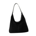 thumbnail image 3 of Bolso de gamuza tipo cartera Strade Fareast Limited estilo vintage para mujer Negro, 3 of 8