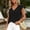 Black, variant on Wovilon Women's V-Neck Sleeveless Chunky Knit Sweater Vest, Solid Color Casual Summer Tank Top, Lightweight Waffle Textured Pullover Blouse, Versatile Layering Shirt