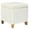 3d Embossed White, variant on LILEYI 18 Inch High Cube Ottoman Storage, Paisley Linen Chair Foot Stools, Upholstered Vanity Stool with Hinged Lid, Solid Wood Legs