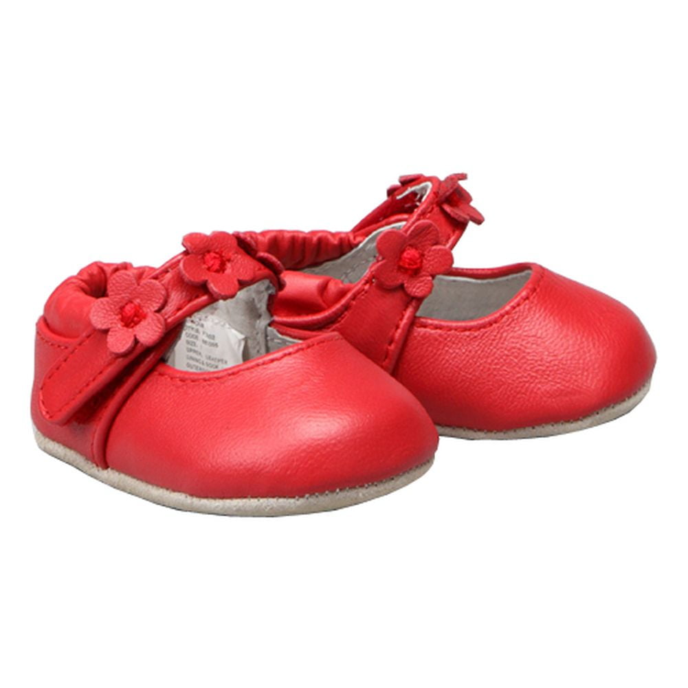 red baby dress shoes