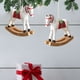 thumbnail image 5 of Pendiente de Árbol Navideño, Orno de Rocking Horse Pequeño, Adornación Vintage de Navidad, Pendiente de Árbol de Navidad Pequeño, Ornamento de Navidad Rústico, Pendiente de Árbol de Navidad, 5 of 9