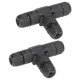 thumbnail image 5 of Conector De Caja De Conexiones De 3 Vías, Conector Tipo T Firme Para Conexión De Alimentación LED Al Aire Libre ANGGREK AGX1598, 5 of 8