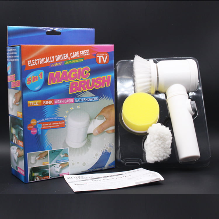 Electric cleaning brush Magic Brush kitchen bathroom household 5 in 1 