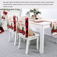 thumbnail image 4 of Matsuzay Manteles individuales de Navidad para coche, cubiertos con patrón de árbol de Navidad, posavasos decorativos para bebidas, vajilla, Kits de decoración para fiestas, 4 of 6