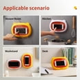 thumbnail image 3 of Soporte para teléfono de ducha Soporte de pared para pantalla táctil antivaho impermeable, 3 of 5