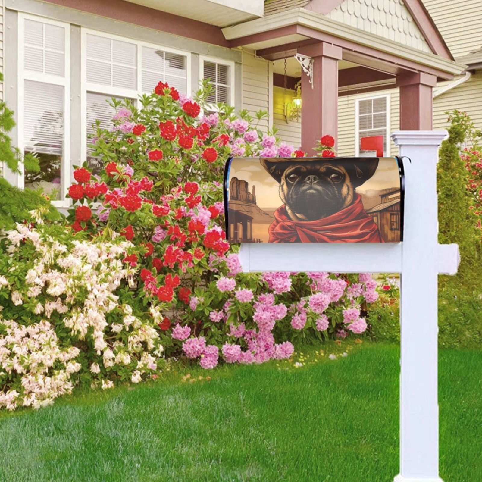 Kdxio Magnetic Mailbox Cover 21x18 in Mailbox Cover Outdoor Decoration Holiday Mailbox Covers for Home Garden Yard-21x18 in