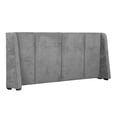 thumbnail image 2 of Box Base Cama Slim King Size + Cabecera Milán Gris oscuro, 2 of 9