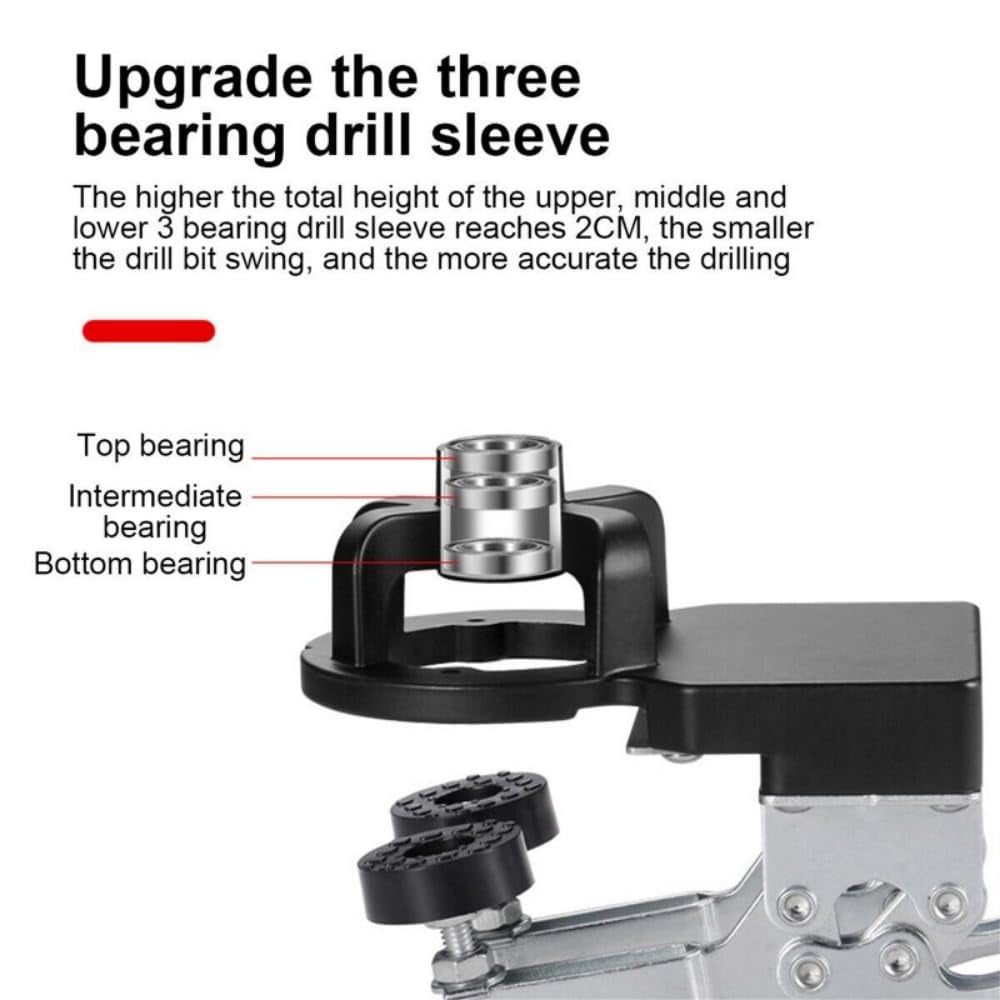 Positioning Hinge Hole Punch, Concealed Hinge Jig With Punch Locator Set