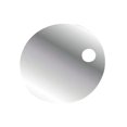thumbnail image 1 of Qarigey Juego de espejo de ducha acrílico sin niebla con película antivaho pegatinas de ventosa espejo cosmético de pared para Pinceles de maquillaje y herramientas No.2, 1 of 6