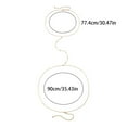 thumbnail image 3 of Body Chain Jewelry Body Chest Jewelry Bikini Belly Chains Waist Chain Party Jewelry Alloy Gift for Women Girls, 3 of 8