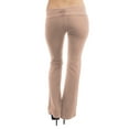thumbnail image 3 of Vivian's Fashions Yoga Pants - Full Length, Misses Size (Beige, M), 3 of 3