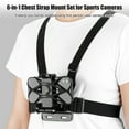 thumbnail image 3 of Andoer Andoer 6-in-1 Chest Strap Mount Adjustable Chest Harness Belt with Rotatable Phone Clip Replacement for GoPro Hero10 9 8 7 6 5 4 Session 3+ 3 2 1 Fusion OSMO Cameras Smartphones, 3 of 7