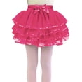 thumbnail image 2 of Kiijoy Toddler Girls Mesh Layered Tutu Skirt High Waisted Ballet Dance Skirt, Sizes 1-10, 2 of 4