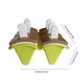 Yoloke Watermelon Ice Popsicle Molds with Handles Reusable, Easy to
