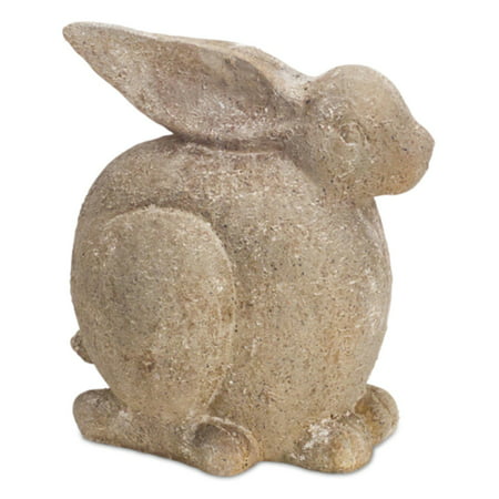 Melrose International Laying Rabbit Sculpture - Set of 2