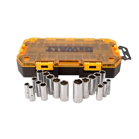Dewalt Dwmt73812 Tool Kit 3/8'' Drive Deep Socket Set 20 Piece