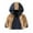 Brown, variant on LYMAYTER Kids Unisex Fleece Jacket Boys Girls Hooded Waterproof Outerwear Toddler Long Sleeve Windproof Coat for 1-7 Years