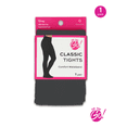thumbnail image 3 of On the Go Women's Footed Classic Tights (1 Pair, Gray, Size XL - Prev. Q) - 40 Denier Opaque Footed, Comfort Waistband, 3 of 5