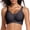 Black, variant on Jelly Bras for Women Push Up Bra Mesh Comfortable Support Wide Strap Supportive Full Coverage Plus Size Wireless Bras