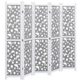 thumbnail image 6 of vidaXL Room Divider Folding Privacy Screen for Room Separation Solid Wood, 6 of 40
