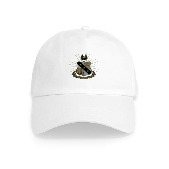 CafePress - Alpha Sigma Phi Coat Of Arms - Adjustable 100% Brushed Unisex Casual Cotton Baseball Cap, Beige, 1
