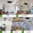 thumbnail image 6 of Light Green Black Ombre Magnetic Fluorescent Light Covers for Ceiling Lights 2x4Ft, Modern Gradient Abstract Art Office Classroom Kitchen Drop Ceiling Light Covers Lighting Filters Shade Panel 2Packs, 6 of 9