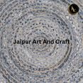 thumbnail image 2 of Jaipur Art And Craft Soft Reversible Hand Braided Round Natural Cotton Area Rug for Indoor Floor (7x7 Sq Ft), 2 of 5