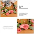 thumbnail image 3 of Spring Summer Artificial Handmade Rose Peony Wreath with Bow for Any Room Pink Wreath Indoor Outdoor Decorations Window Wall Party Home Porch Farmhouse Decor, 3 of 7