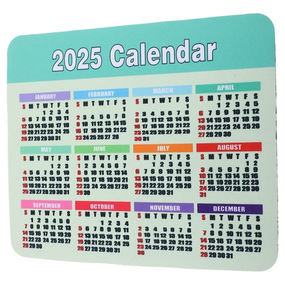STRANDCHIC Back to School Desk Calendar Mouse Pad 2025 Gaming Mouse Pad Jiaji Cloth 1Pack
