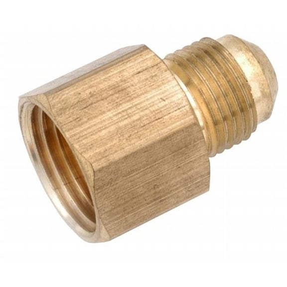 5 in. X .75 in. Brass Low Lead Female Flare Connector