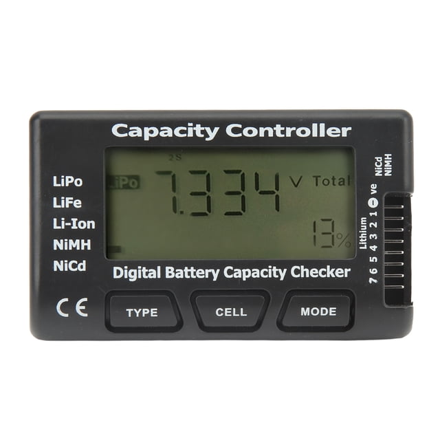 Controlador de capacidad de batería ANGGREK para Li Ion NiCd NiMH