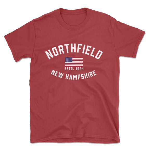 Northfield New Hampshire Patriot Men's Cotton T-Shirt