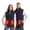 155 Blue, variant on guisaled Heated Vest for Men Winter Lightweight Warm Rechargeable Electric Heating Vest Outdoor Soft Shell Full Zip Windproof Puffer Vests