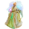 thumbnail image 4 of Northlight Color-Changing Fiber Optic Angel Christmas Tree Topper - 12" - Gold, 4 of 6