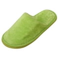 thumbnail image 2 of Willtoo Womens Warm Home Soft Slippers Indoors Anti-slip Winter Floor Bedroom Shoes Green US-8（EU-40）, 2 of 6