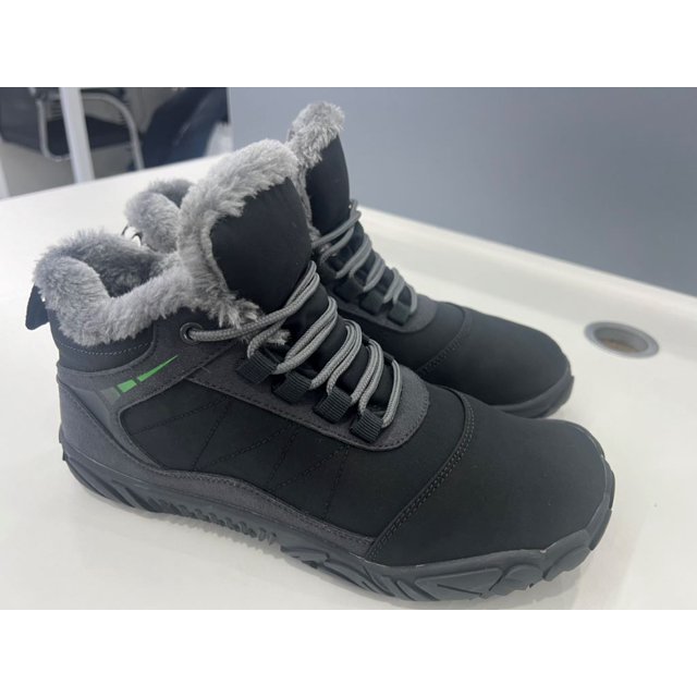 Botas de felpa de invierno Botas de nieve descalzas antideslizantes impermeables para caminar