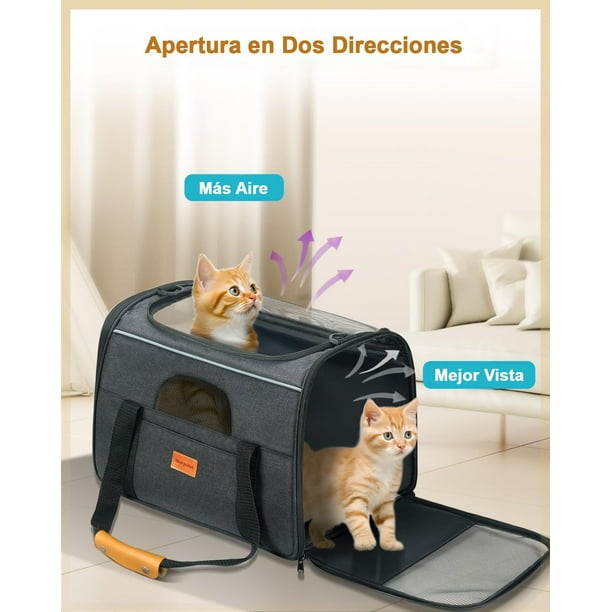 Cartón Canasta Transportadora De Gatos Wolfi Transportador Tela