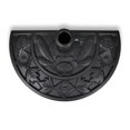 thumbnail image 3 of Base semicircular de resina para sombrilla VidaXL, acero negro, universal, 3 of 9