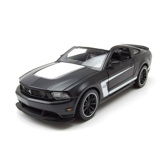 2012 Ford Mustang Boss 302 Hardtop, Black - Showcasts 38269BK - 1/24 Scale Diecast Model Car