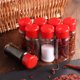 thumbnail image 4 of EeaseMX 30 botellas de plástico para condimentos, dispensadores de especias, pimenteros, saleros para barbacoa y cocina (rojo), 4 of 7